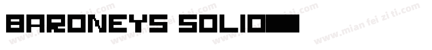 Baroneys Solid字体转换
